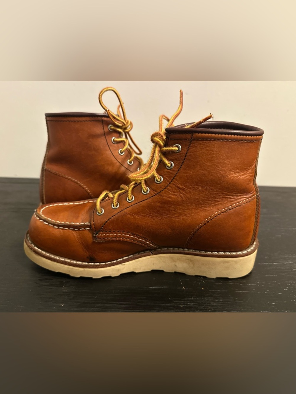 Red Wing Heritage Women's 6-Inch Classic Moc Toe Pro Legacy Brown Size 5.5B Bin8 - Picture 6 of 10